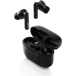 Auriculares bluetooth panasonic rz-b110w con estuche de carga/ autonomía 6h/ negros