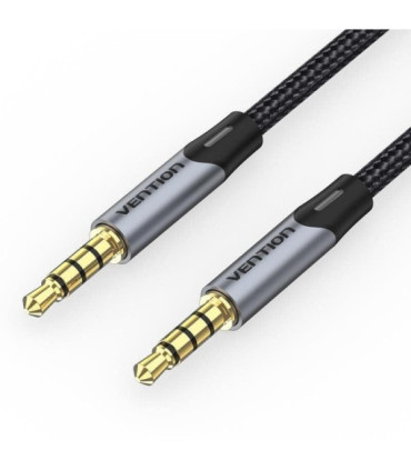 Cable estéreo vention baqhf/ jack 3.5 macho - jack 3.5 macho/ 1m/ gris