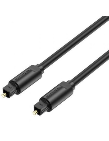 Cable de audio de fibra óptica vention baebf/ 1m/ negro