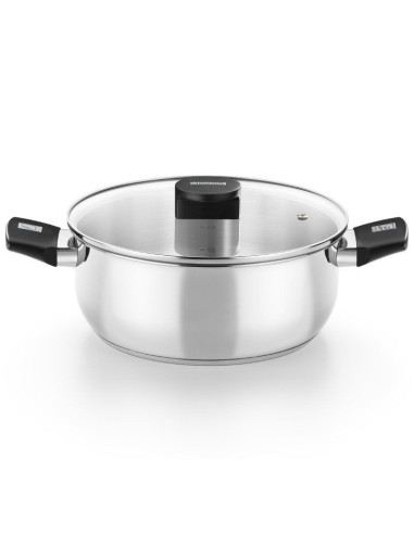 Cacerola monix elite m240318/ ø18cm/ aluminio fundido/ apta para inducción