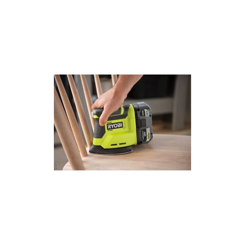 Lijadora triangular ryobi one+ 18v rps18-0/ incluye 6 lijas/ sin batería ni cargador