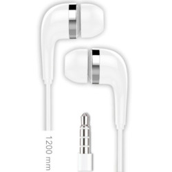 Auriculares intrauditivos tech one tec2905/ con micrófono/ jack 3.5/ blancos