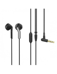 Auriculares intrauditivos muvit for change mchph0001/ con micrófono/ jack 3.5/ negros