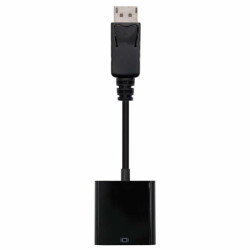 Conversor nanocable 10.16.0602/ displayport macho - vga hembra/ 15cm/ negro