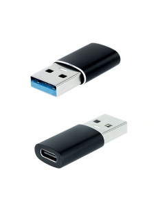 Adaptador usb 3.1 nanocable 10.02.0012/ usb macho - usb tipo-c hembra