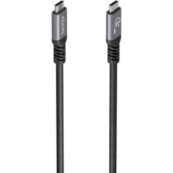 Cable usb 3.2 tipo-c aisens  a107-0991/ usb tipo-c macho - usb tipo-c macho/ hasta 60w/ 5gbps/ 7m/ negro