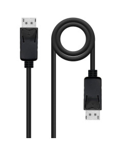 Cable displayport nanocable 10.15.2705/ displayport macho - displayport macho/ 5m/ negro