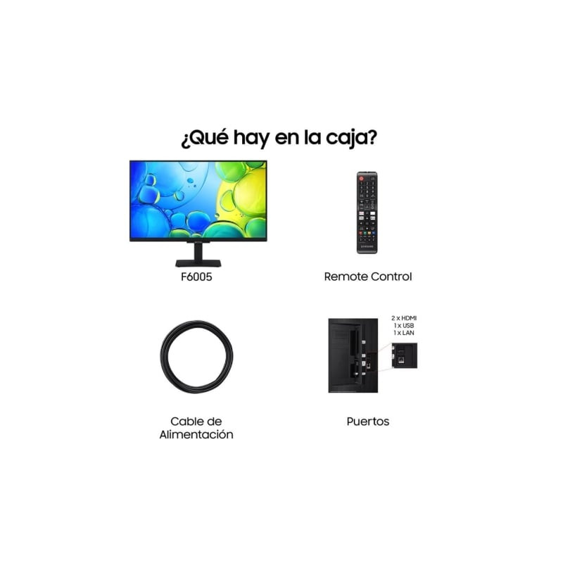 Televisor samsung f6005 tu24f6005fk 24'/ full hd/ smart tv/ wifi