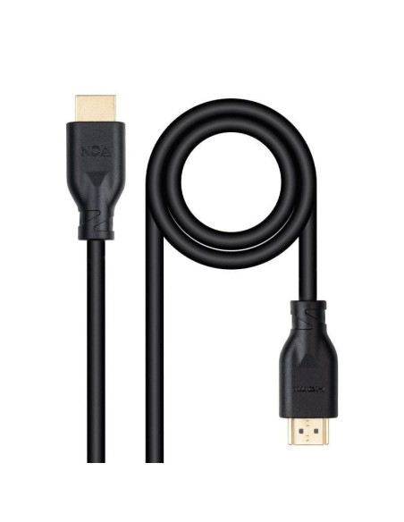 Cable hdmi 2.0 4k ccs nanocable 10.15.3901/ hdmi macho - hdmi macho/ 1m/ negro