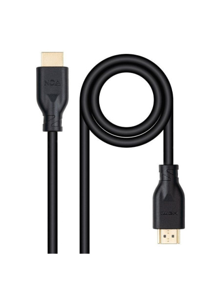 Cable hdmi 2.0 4k ccs nanocable 10.15.3907/ hdmi macho - hdmi macho/ 7m/ negro