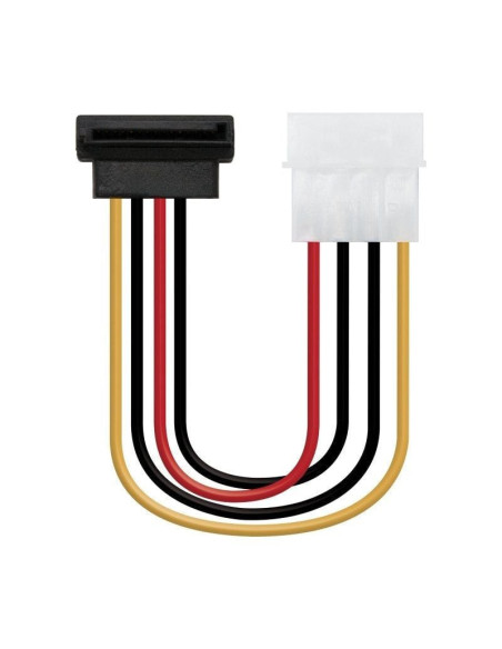 Cable de alimentación sata nanocable 10.19.0201-oem/ molex macho - sata hembra/ 16cm