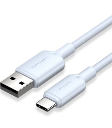 Cable usb 2.0 tipo-c vention ctqlf/ usb tipo-c macho - usb macho/ hasta 60w/ 480mbps/ 1m/ azul