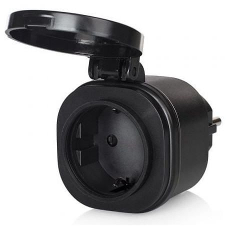 Set de mini enchufes para exterior smartwares sh4-99653/ negros
