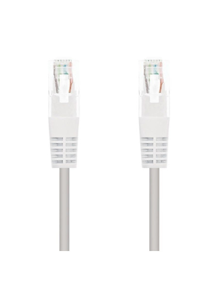 Cable de red rj45 utp nanocable 10.20.0105-w cat.5e/ 5m/ blanco