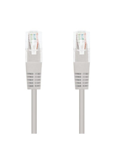 Cable de red rj45 utp nanocable 10.20.0120 cat.5e/ 20m/ gris