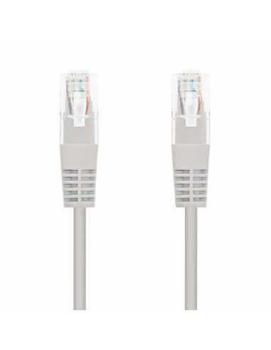 Cable de red rj45 utp nanocable 10.20.0400-l25 cat.6/ 25cm/ gris