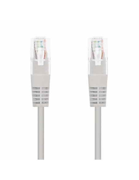 Cable de red rj45 utp nanocable 10.20.0400-l25 cat.6/ 25cm/ gris