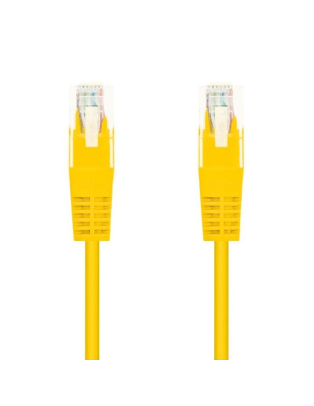 Cable de red rj45 utp nanocable 10.20.0400-l25-y cat.6/ 25cm/ amarillo