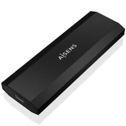 Caja Externa para Disco SSD M.2 NVMe Aisens ASM2-028B/ USB 3.2/ Sin tornillos