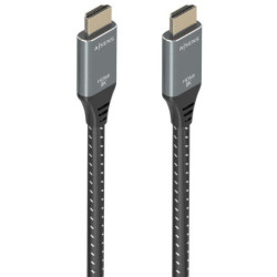 Cable hdmi 2.1 8k aisens a150-0876/ hdmi macho - hdmi macho/ 5m/ gris y negro