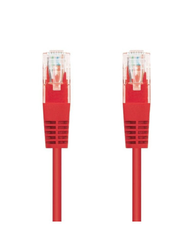 Cable de red rj45 utp nanocable 10.20.0403-r cat.6/ 3m/ rojo