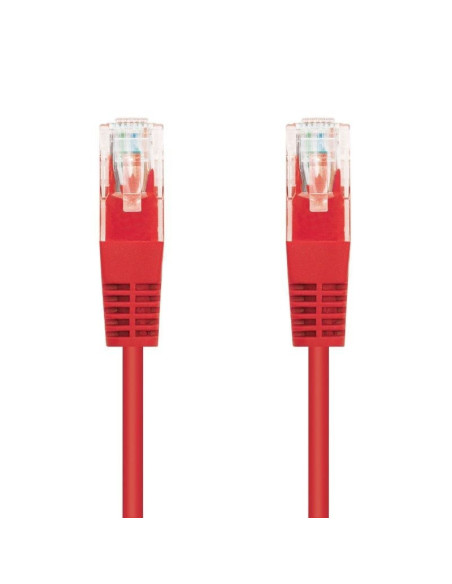Cable de red rj45 utp nanocable 10.20.0403-r cat.6/ 3m/ rojo