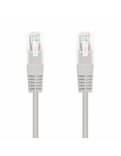 Cable de red rj45 utp nanocable 10.20.0415 cat.6/ 15m/ gris