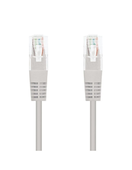 Cable de red rj45 utp nanocable 10.20.0425 cat.6/ 25m/ gris