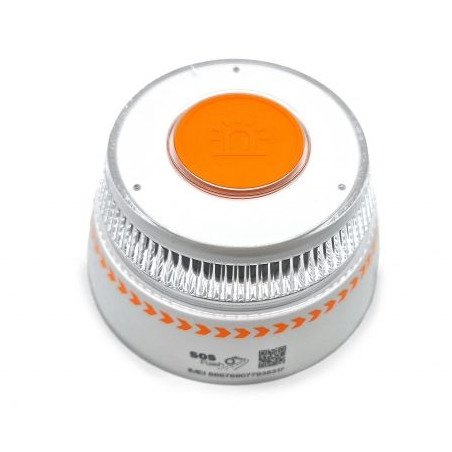Luz baliza de emergencia para coche sos flash v16 connected iot bal/2/ homologada/ base imantada/ geolocalizable/ funciona a