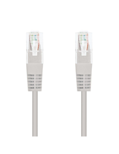 Cable de red rj45 utp nanocable 10.20.0403 cat.6/ 3m/ gris