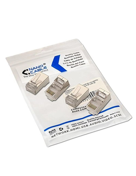 Conector rj45 nanocable 10.21.0103/ cat.5e/ 10 uds