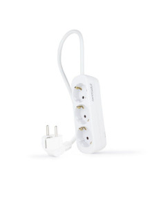 Regleta nanocable 10.38.0003-ns/ 3 tomas de corriente/ cable 1.4m/ blanca
