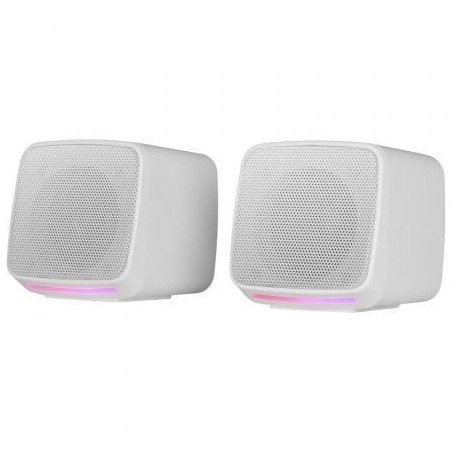Altavoces mars gaming ms-pro/ 10w/ 1.0/ blancos