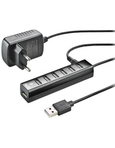 Hub usb 2.0 con alimentación externa ngs ihub7 tiny/ 7xusb