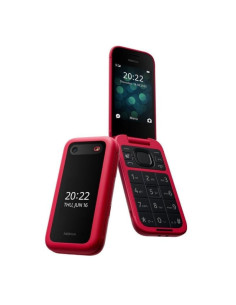 Teléfono móvil nokia 2660 flip/ rojo