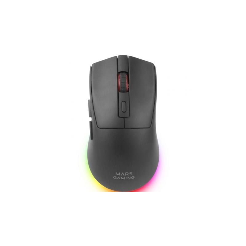 Ratón gaming inalámbrico mars gaming mm-t3/ batería recargable/ hasta 14400 dpi