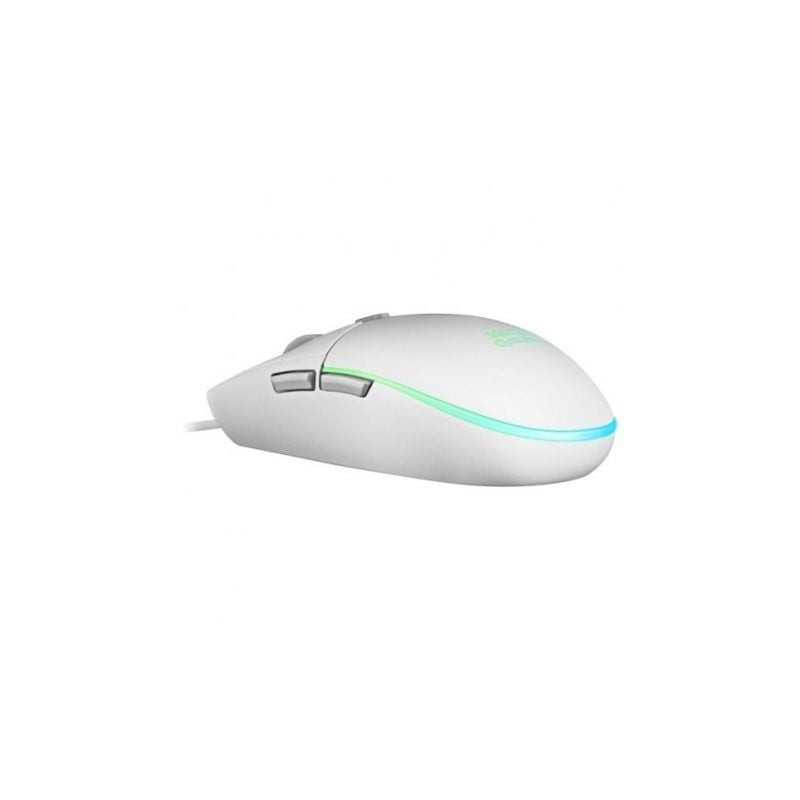 Ratón gaming mars gaming mmgw/ hasta 3200 dpi/ blanco
