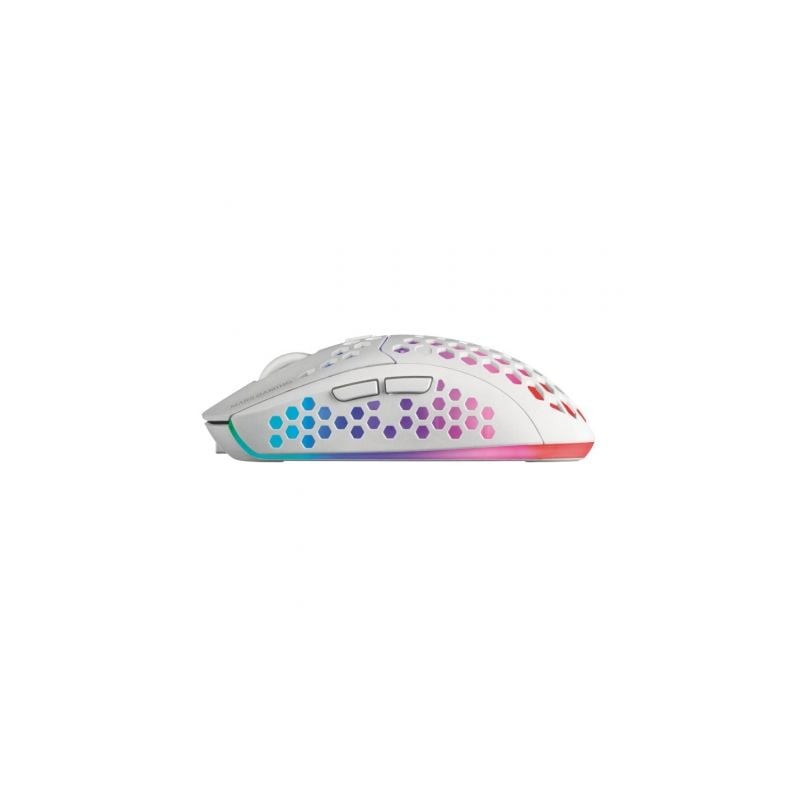 Ratón gaming inalámbrico mars gaming mmw3w/ batería recargable/ hasta 3200 dpi/ blanco