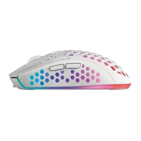 Ratón gaming inalámbrico mars gaming mmw3w/ batería recargable/ hasta 3200 dpi/ blanco