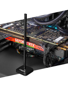 Soporte para tarjeta gráfica nox h-vga/ compatibilidad universal/ negro