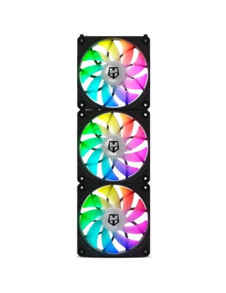 Pack 3 ventiladores nox easy link/ argb/ 12cm