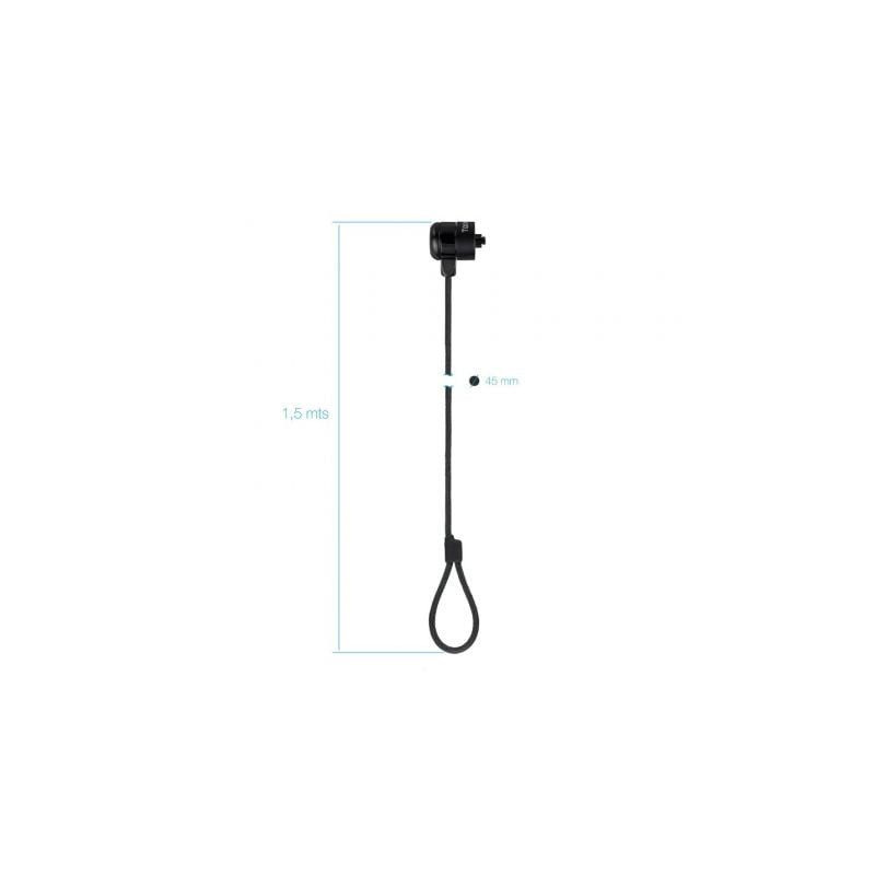 Cable de seguridad para portátiles tooq tqclkc0025-g/ 1.5m