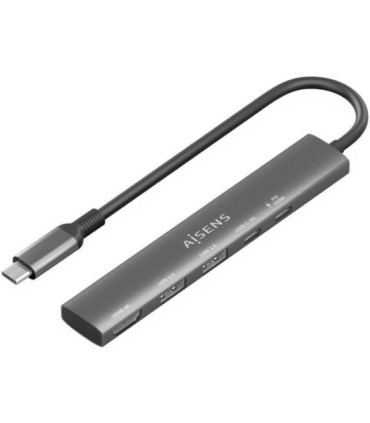 Docking usb tipo-c aisens asuc-5p022-gr/ 1xhdmi 4k/ 2xusb/ 1xusb tipo-c/ 1xusb tipo-c pd/ gris