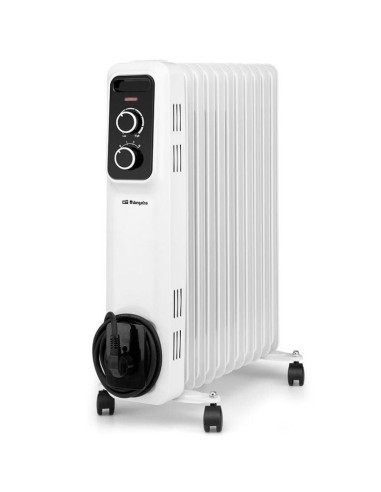 Radiador de aceite orbegozo rs 2500/ 3 potencias/ 2500w/ 11 elementos caloríficos