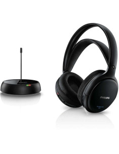 Auriculares inalámbricos philips shc5200/ radiofrecuencia/ negros