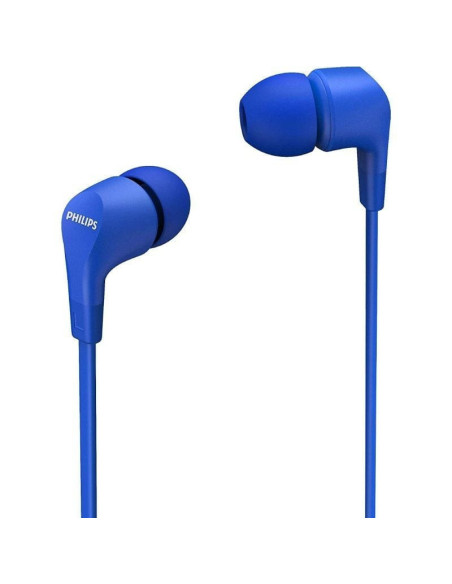 Auriculares intrauditivos philips tae1105bl/ con micrófono/ jack 3.5/ azules