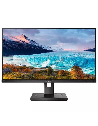 Monitor profesional philips s-line 242s1ae 23.8'/ full hd/ multimedia/ regulable en altura/negro