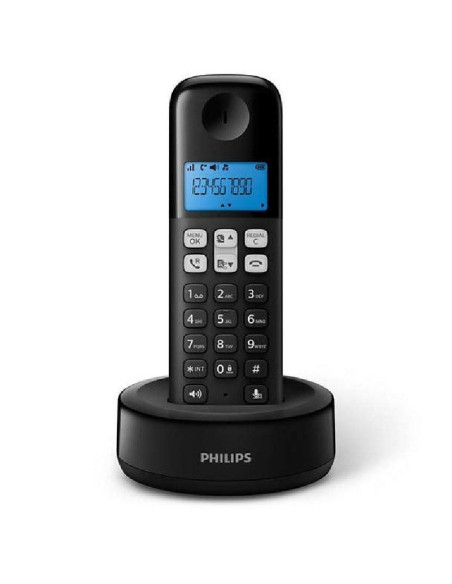 Teléfono inalámbrico philips d1611b/34/ negro
