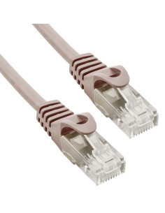 Cable de red rj45 utp phasak phk 1652 cat.6/ 25cm/ gris