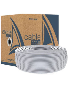 Bobina de cable rj45 utp phasak phr 6100 cat.6/ 100m